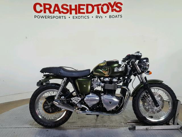 SMT920K15DT574638 - 2013 TRIUMPH MOTORCYCLE THRUXTON GREEN photo 1