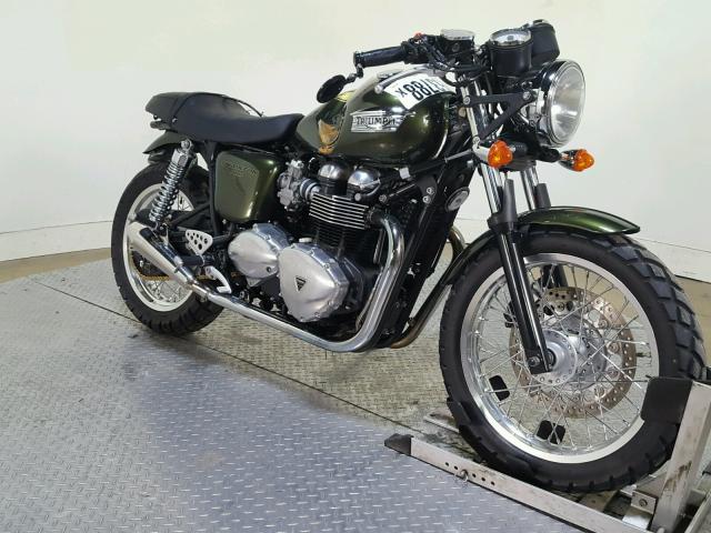 SMT920K15DT574638 - 2013 TRIUMPH MOTORCYCLE THRUXTON GREEN photo 2