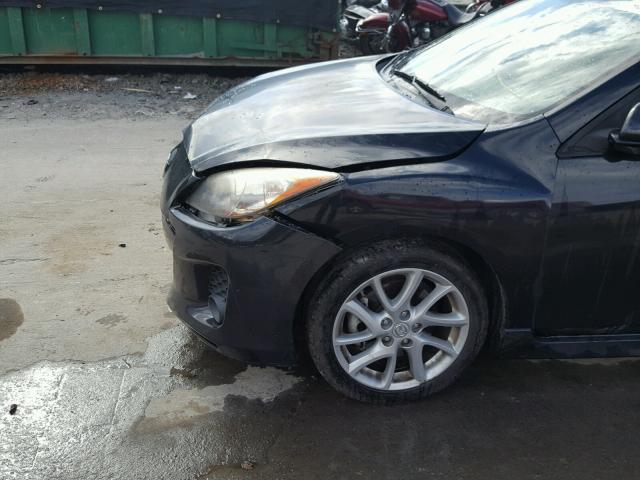 JM1BL1L53C1582946 - 2012 MAZDA 3 S BLACK photo 9