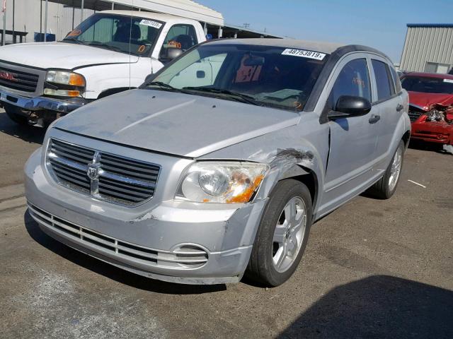 1B3HB48B48D723415 - 2008 DODGE CALIBER SX SILVER photo 2