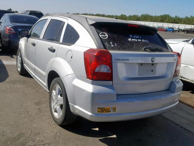 1B3HB48B48D723415 - 2008 DODGE CALIBER SX SILVER photo 3