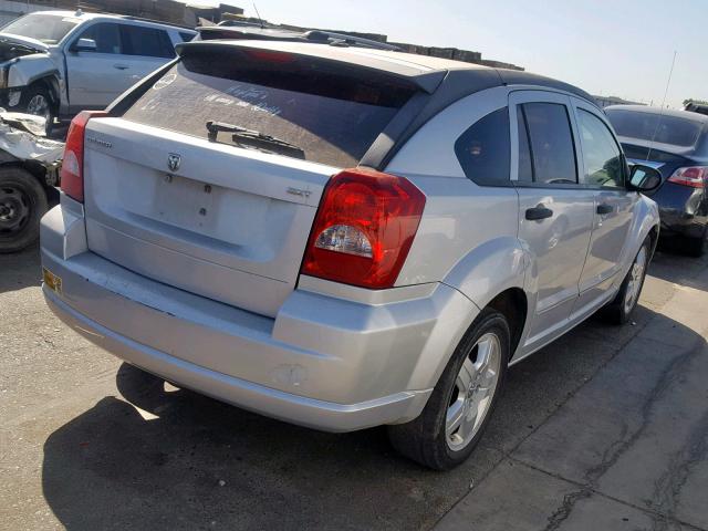 1B3HB48B48D723415 - 2008 DODGE CALIBER SX SILVER photo 4