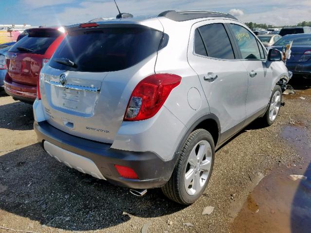 KL4CJASB7GB623428 - 2016 BUICK ENCORE SILVER photo 4