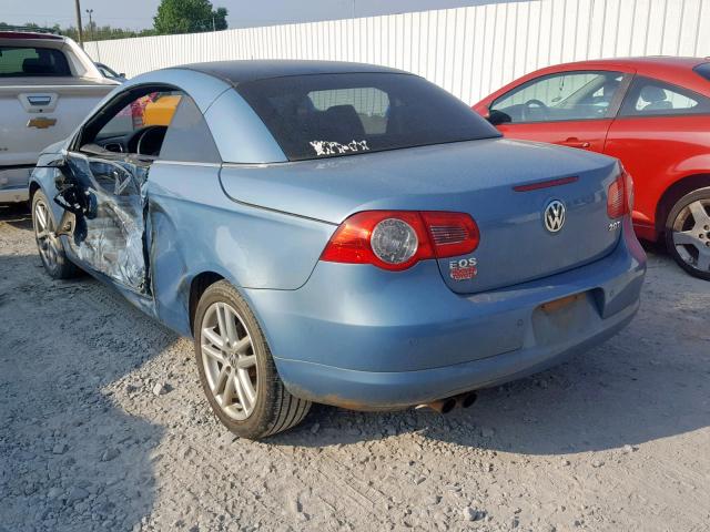 WVWFA71F19V016680 - 2009 VOLKSWAGEN EOS LUX 蓝色 照片 3
