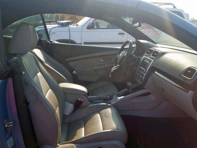 WVWFA71F19V016680 - 2009 VOLKSWAGEN EOS LUX 蓝色 照片 5