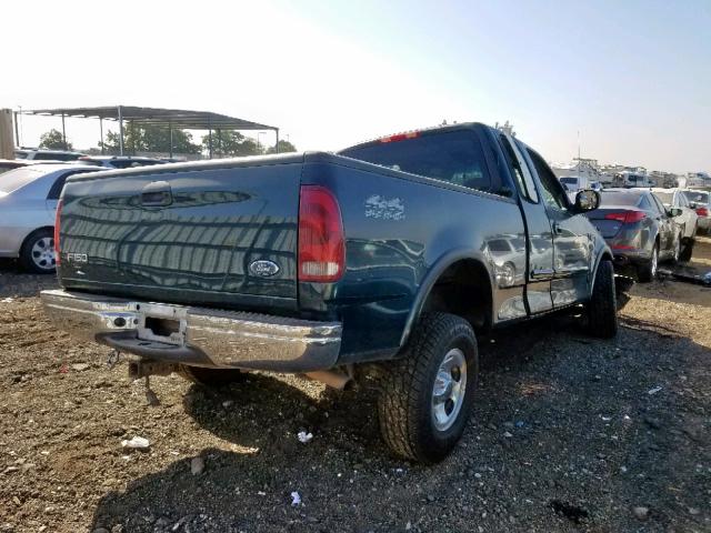 2FTRX18L3YCA88277 - 2000 FORD F150 GREEN photo 4