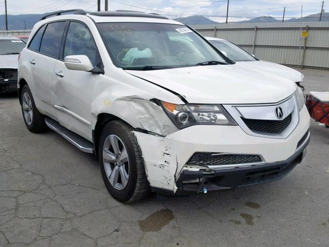 2HNYD28739H526856 - 2009 ACURA MDX SPORT WHITE photo 1