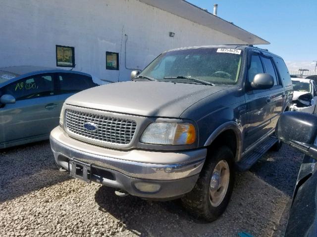 1FMPU18L0XLA75583 - 1999 FORD EXPEDITION GREEN photo 2