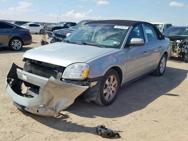 1MEFM40116G601303 - 2006 MERCURY MONTEGO LU SILVER photo 2