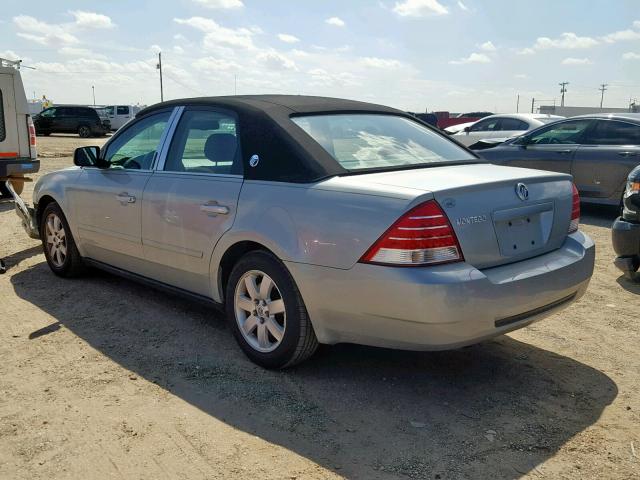 1MEFM40116G601303 - 2006 MERCURY MONTEGO LU SILVER photo 3