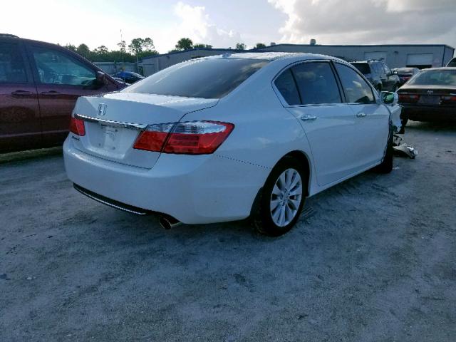 1HGCR2F83DA175159 - 2013 HONDA ACCORD EXL WHITE photo 4