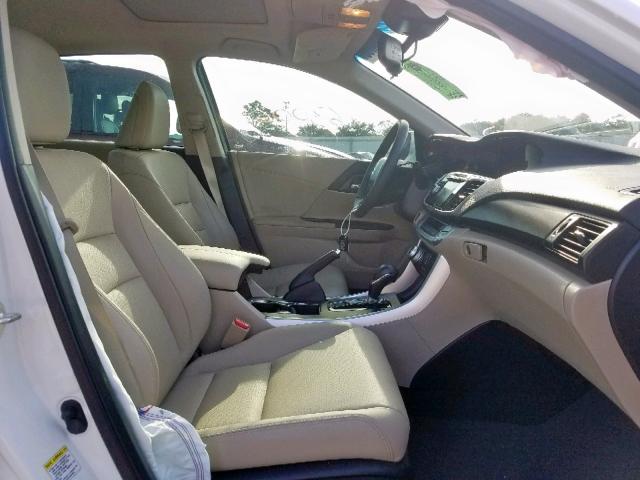 1HGCR2F83DA175159 - 2013 HONDA ACCORD EXL WHITE photo 5