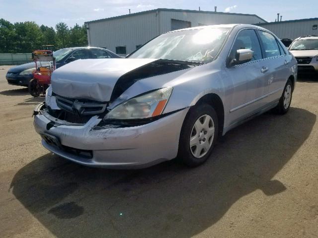 1HGCM56455A088104 - 2005 HONDA ACCORD LX SILVER photo 2