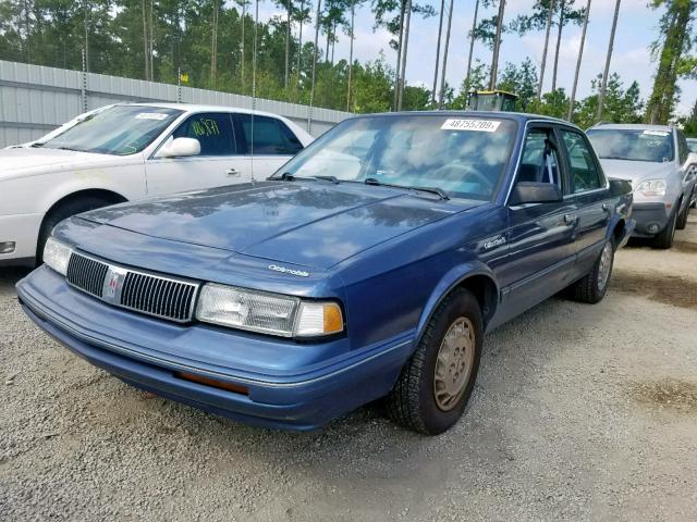 1G3AJ55M2S6387225 - 1995 OLDSMOBILE CIERA SL BLUE photo 2