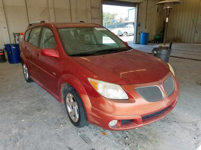 5Y2SL65826Z420574 - 2006 PONTIAC VIBE MAROON photo 1