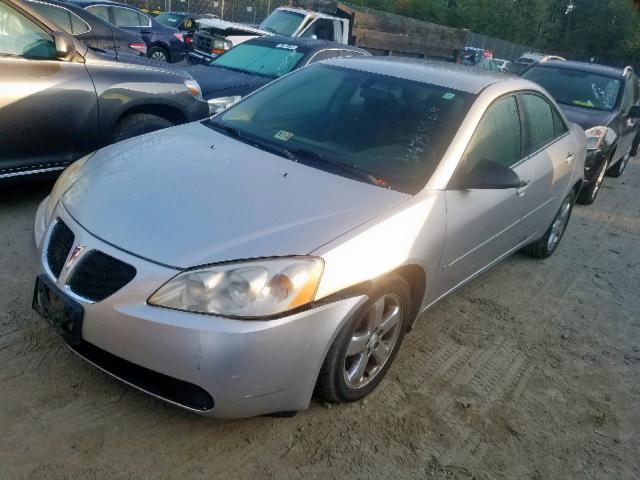 1G2ZH58N874249389 - 2007 PONTIAC G6 GT SILVER photo 2