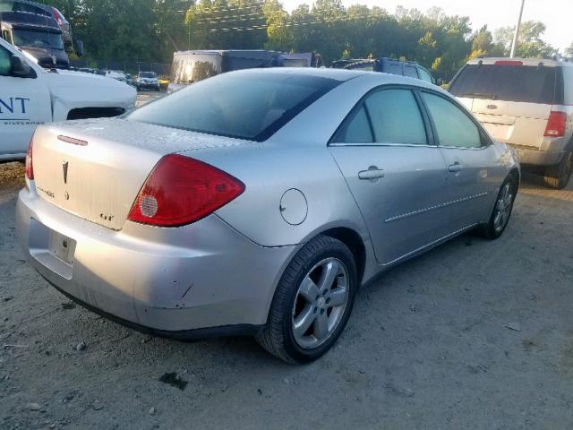 1G2ZH58N874249389 - 2007 PONTIAC G6 GT SILVER photo 4