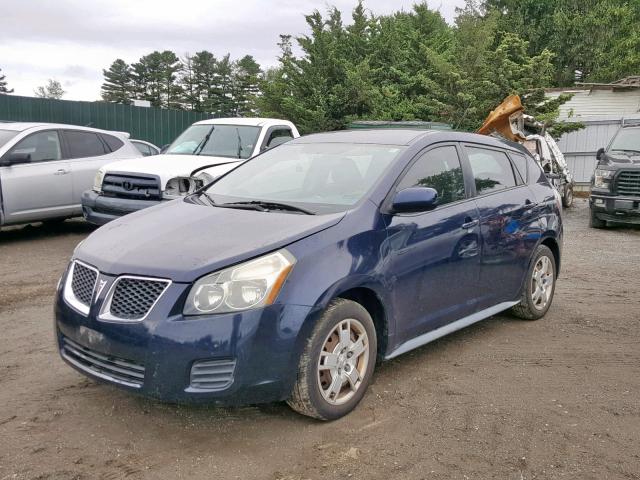 5Y2SP6E06AZ403638 - 2010 PONTIAC VIBE BLUE photo 2