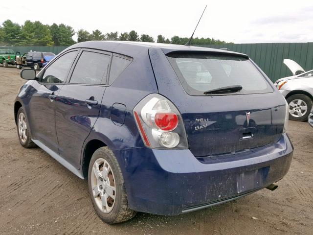 5Y2SP6E06AZ403638 - 2010 PONTIAC VIBE BLUE photo 3