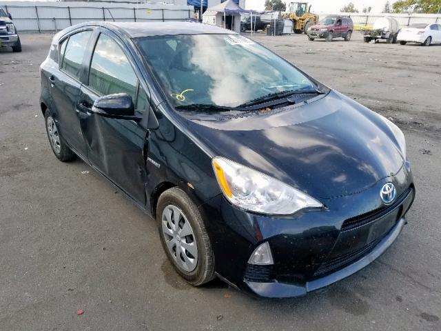 JTDKDTB37C1520118 - 2012 TOYOTA PRIUS C BLACK photo 1