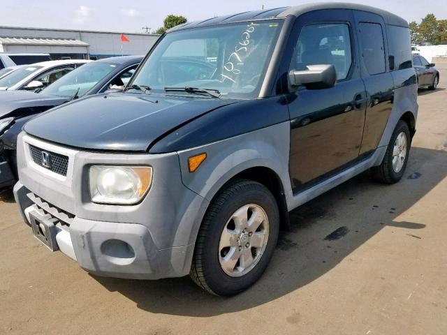 5J6YH28283L028025 - 2003 HONDA ELEMENT DX BLACK photo 2