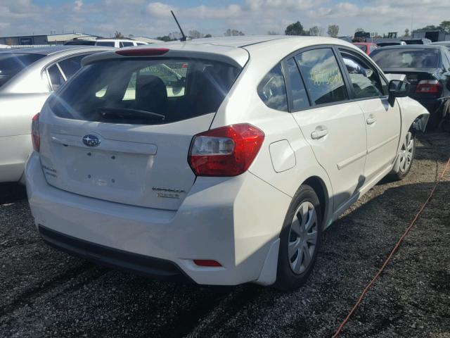 JF1GPAA61F8220119 - 2015 SUBARU IMPREZA BA WHITE photo 4