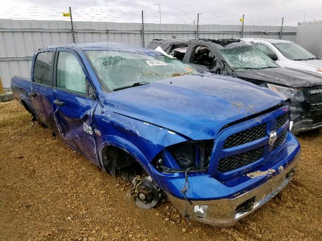 1C6RR7LT5HS706397 - 2017 RAM 1500 SLT BLUE photo 1