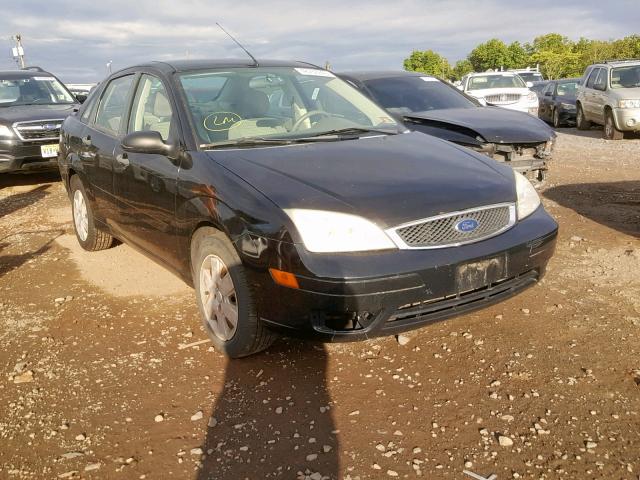 1FAHP34N26W221066 - 2006 FORD FOCUS ZX4 BLACK photo 1