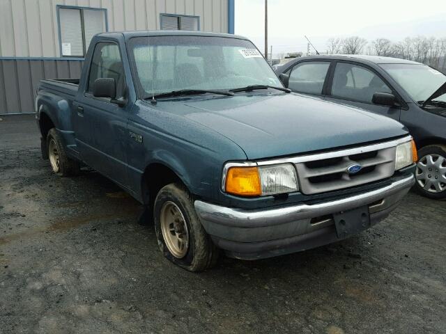 1FTCR10A2VPB26523 - 1997 FORD RANGER GREEN photo 1