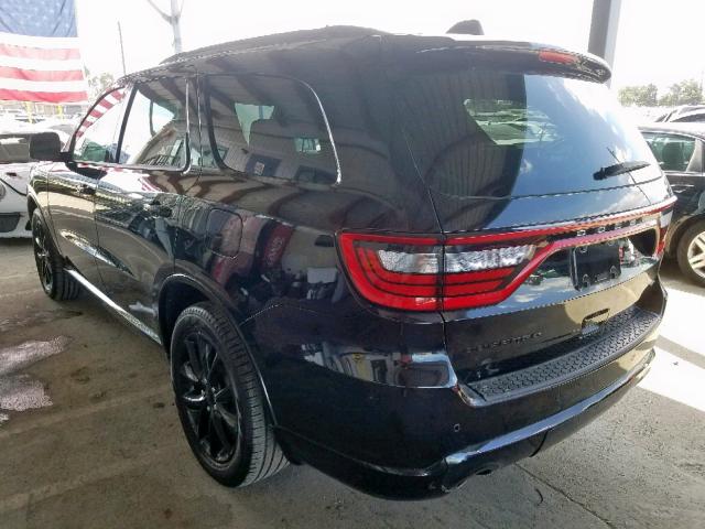 1C4RDHDG7HC703302 - 2017 DODGE DURANGO GT BLUE photo 3