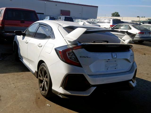 SHHFK7H47JU406881 - 2018 HONDA CIVIC SPOR WHITE photo 3