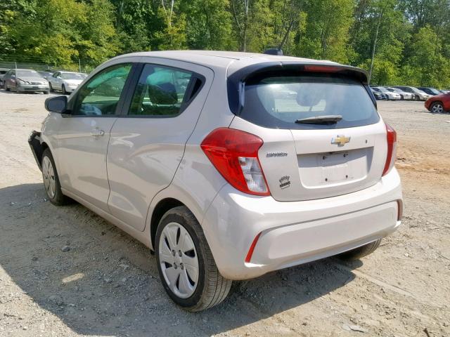 KL8CB6SA2HC809017 - 2017 CHEVROLET SPARK LS CREAM photo 3