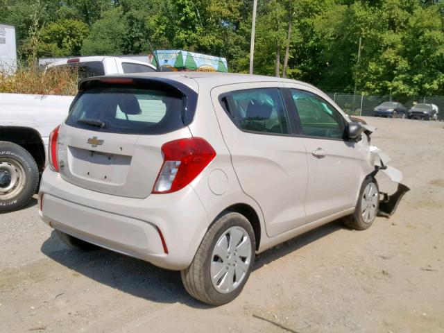 KL8CB6SA2HC809017 - 2017 CHEVROLET SPARK LS CREAM photo 4