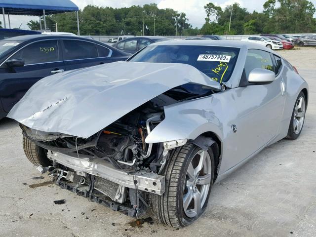 JN1AZ4EH1CM561260 - 2012 NISSAN 370Z BASE SILVER photo 2