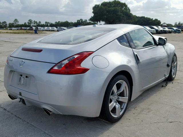 JN1AZ4EH1CM561260 - 2012 NISSAN 370Z BASE SILVER photo 4