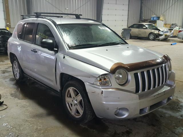 1J8FF47W98D525632 - 2008 JEEP COMPASS SP SILVER photo 1