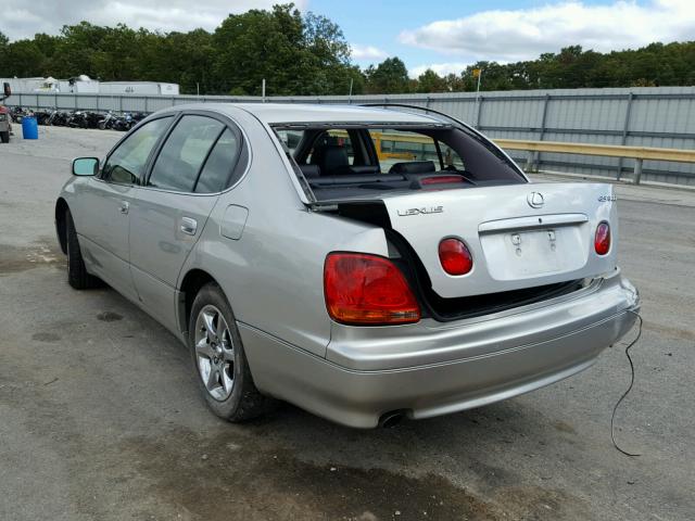 JT8BD69S920152431 - 2002 LEXUS GS 300 SILVER photo 3