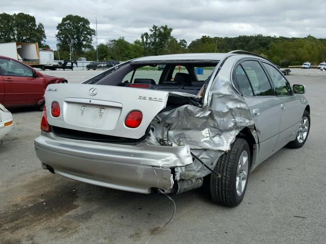 JT8BD69S920152431 - 2002 LEXUS GS 300 SILVER photo 4