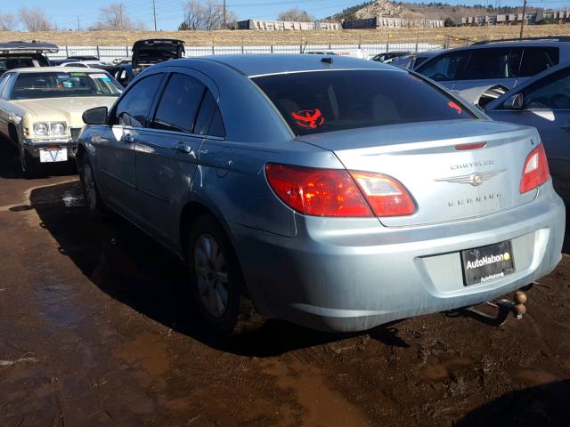 1C3LC46B39N536675 - 2009 CHRYSLER SEBRING LX BLUE photo 3