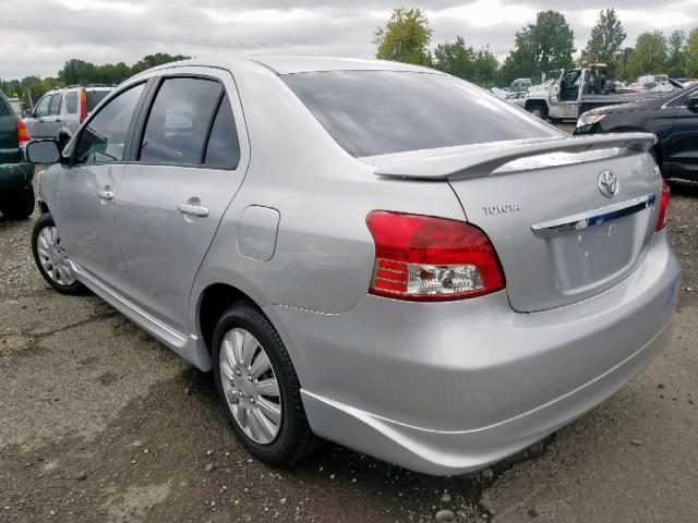 JTDBT923471051467 - 2007 TOYOTA YARIS SILVER photo 3