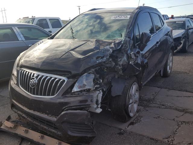 KL4CJASB3GB685800 - 2016 BUICK ENCORE BROWN photo 2