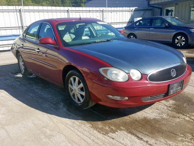 2G4WD532151227570 - 2005 BUICK LACROSSE C BURGUNDY photo 1