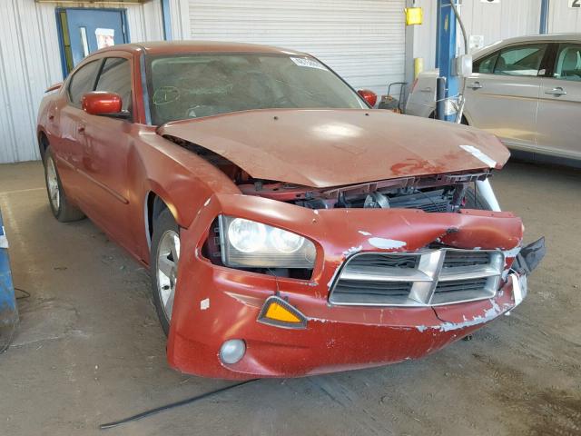 2B3CA3CV8AH190289 - 2010 DODGE CHARGER SX RED photo 1