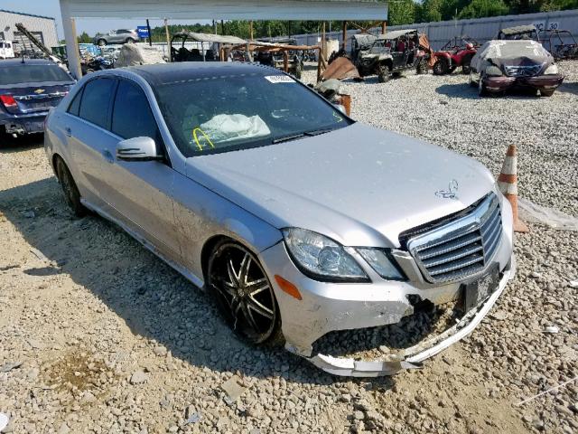 WDDHF8HB5AA240720 - 2010 MERCEDES-BENZ E 350 4MAT SILVER photo 1