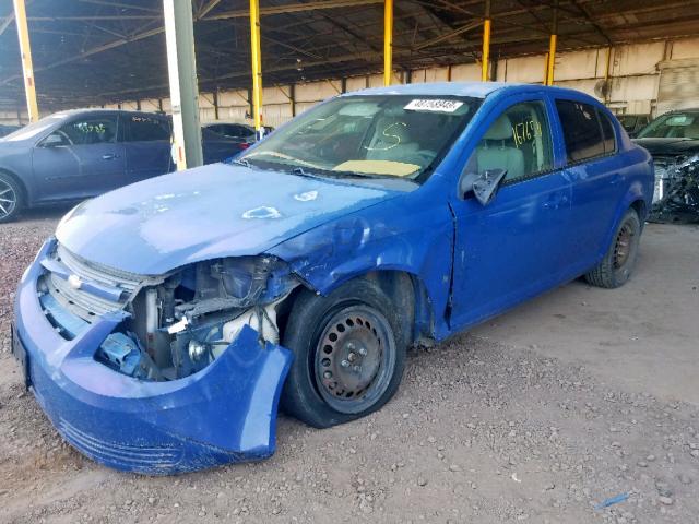 1G1AL58F187174334 - 2008 CHEVROLET COBALT LT BLUE photo 2