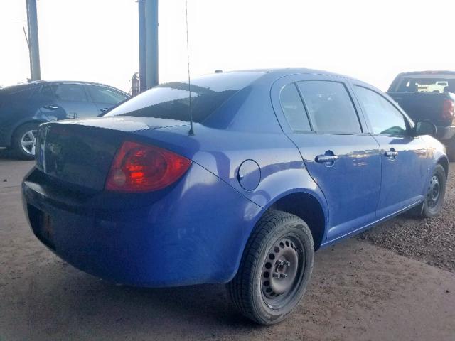 1G1AL58F187174334 - 2008 CHEVROLET COBALT LT BLUE photo 4