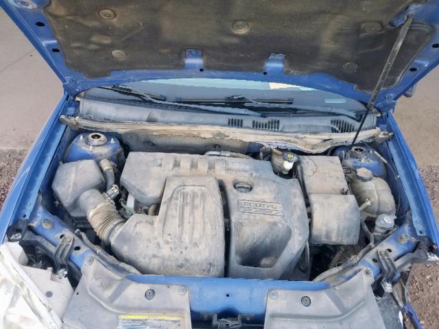 1G1AL58F187174334 - 2008 CHEVROLET COBALT LT BLUE photo 7