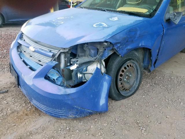 1G1AL58F187174334 - 2008 CHEVROLET COBALT LT BLUE photo 9