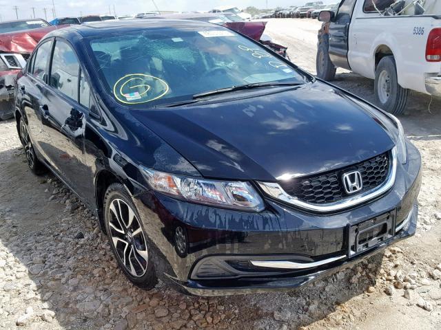 19XFB2F80DE076599 - 2013 HONDA CIVIC EX BLACK photo 1