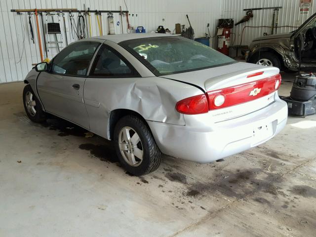 1G1JF12F547247644 - 2004 CHEVROLET CAVALIER L GRAY photo 3